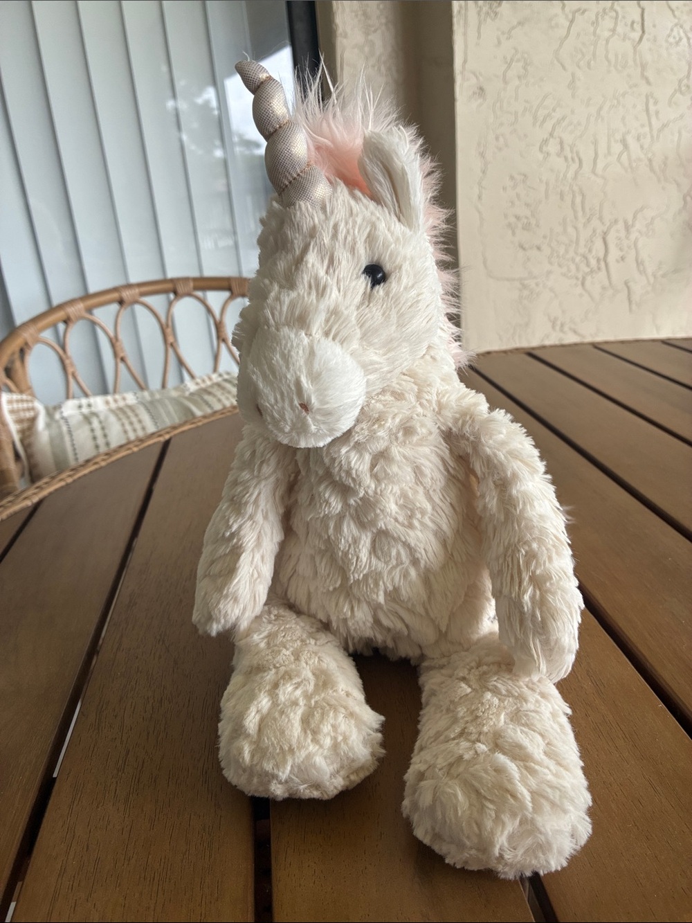 MARY MEYER PUTTY CREAM UNICORN